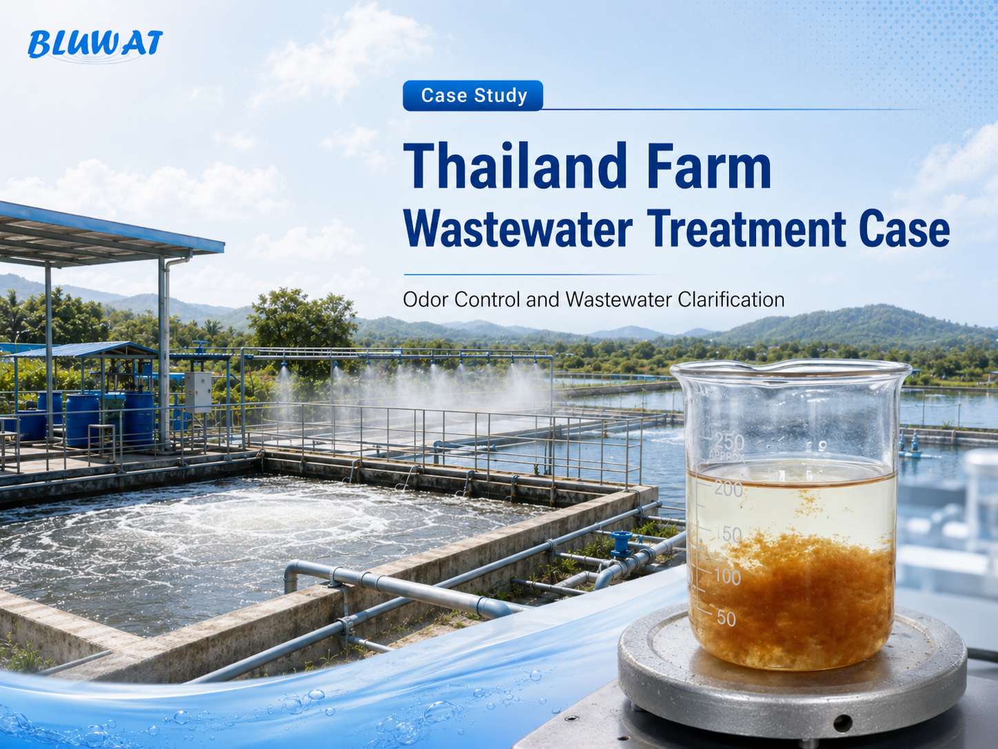 أحدث مدونات الشركة حول Thailand Farm Wastewater Treatment Case: Odor Control and Wastewater Clarification