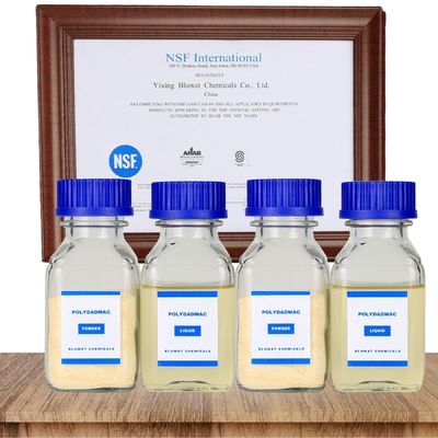 PolyDADMAC بوليمر الأمونيوم الرباعي بوليمر كاتيوني للحفر تطبيق استقرار الصخرة