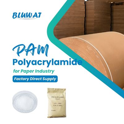 شراء الـ Polyacrylamide الـ Cationic Flocculant ذو الوزن الجزيئي العالي لصنع الورق التصنيع عبر الإنترنت