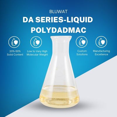 شراء Pdadmac Pdmdaac البوليمر المتدفق Polydadmac لمعالجة مياه الشرب والصرف الصحي التصنيع عبر الإنترنت