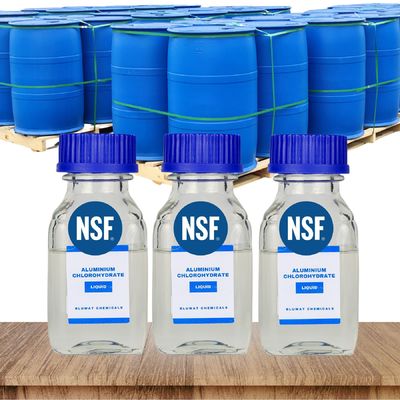 شراء المواد الكيميائية الكلوروهيدرات الألومنيوم المعتمدة من قبل NSF المستخدمة لتنقية الماء التصنيع عبر الإنترنت
