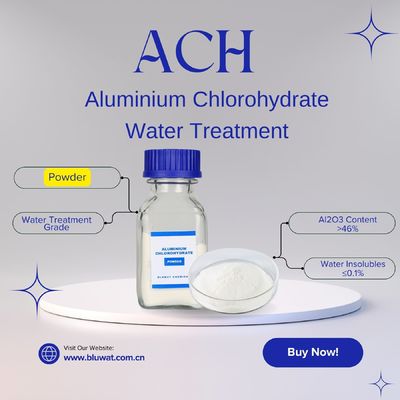 شراء مسحوق معالجة المياه ACH الكلور هيدرات الألومنيوم المعادن الثقيلة والفوسفات إزالة التخثر التصنيع عبر الإنترنت