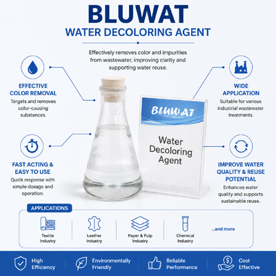 يشتري BWD-01 عامل إزالة لون المياه للمياه الصناعية ذات اللون العالي مع إزالة لون 50-99٪ وخفض COD 50-80٪ التصنيع عبر الإنترنت