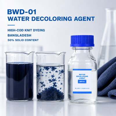 يشتري عامل إزالة اللون من الماء BWD-01 بنسبة 50%-55% لمياه الصرف الصحي لصبغ الملابس المحبوكة ذات الطلب الكيميائي العالي للأكسجين في بنغلاديش التصنيع عبر الإنترنت