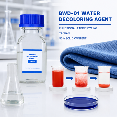 يشتري BWD-01 عامل إزالة لون الماء لصبغ الأقمشة الوظيفية مياه الصرف الصحي في تايوان التصنيع عبر الإنترنت