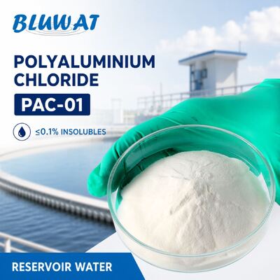 يشتري 0.1 ٪ ماكس. غير قابل للذوبان 25 كجم كيس PAC-01 كلوريد البولي الألومنيوم لتوضيح مياه الخزانات التصنيع عبر الإنترنت