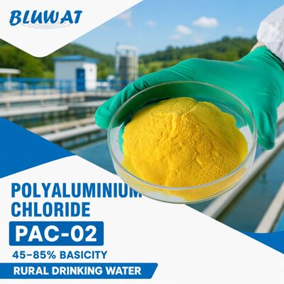 يشتري PAC-02 Polyaluminium Chloride مع 0.1% Max. غير قابل للذوبان و 30% Min. Al2O3 محتوى في 25kg أكياس لمياه الشرب الريفية التصنيع عبر الإنترنت