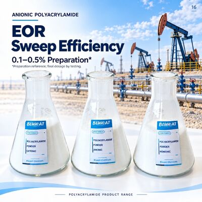 يشتري Anionic Polyacrylamide APAM 0.1-0.5% Working Solution for EOR Sweep Efficiency Improvement in 25kg PE Bag التصنيع عبر الإنترنت