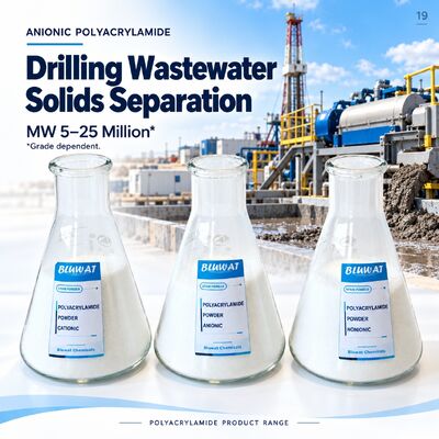 يشتري Anionic Polyacrylamide APAM 5-25 Million MW 89% Min Solid for Drilling Wastewater Solids Separation CAS 9003-05-8 ISO 9001 Manufacturer 25kg PE Bag التصنيع عبر الإنترنت