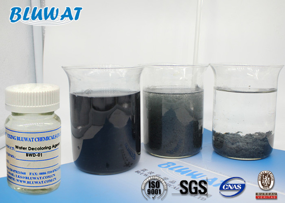 Blufloc Decoloring Agent معالجة المياه 30٪ محلول المياه PH قيمة 3-6 BWD-01
