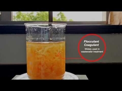 مادة التخثر / المادة المتدفقة في معالجة مياه الصرف الصحي