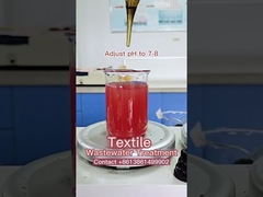 إدخال المواد الكيميائية لمعالجة مياه الصرف الصناعي